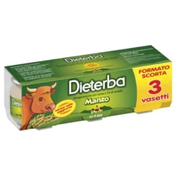 OMO DIET.Manzo 3x80g