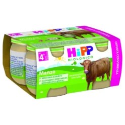 OMO HIPP Bio Manzo 4x80g
