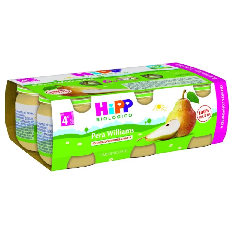 OMO HIPP Bio Pera Will.6x80g