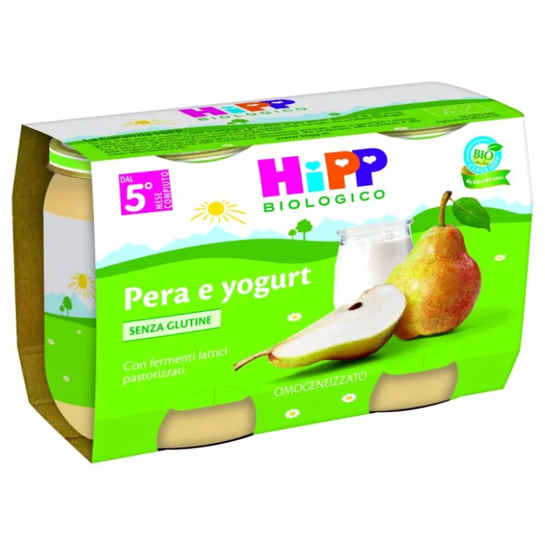 OMO HIPP Bio Pera/Yog.2x125g