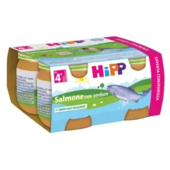 OMO HIPP Salmone/Verdure 4x80g