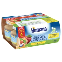 OMO HUMANA Frutta Bio 4x100g