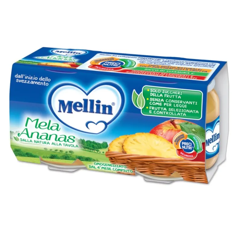 OMO MELLIN Mela+Ananas 2x100g