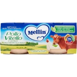 OMO MELLIN Pollo/Vit.Verd2x80g