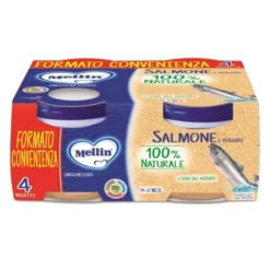 OMO MELLIN Salmone/Verd.4x80g
