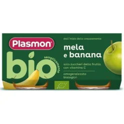 OMO PL.Banana/Mela Bio 2x 80g
