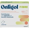 Onligol Fibre - Integratore a base di Psyllium per la regolarità del transito intestinale - Gusto Pesca - 20 buste