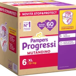 PAMPERS PROG MUT QUADRI XL 60P