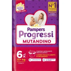PAMPERS PROG.Mut.XL 15pz