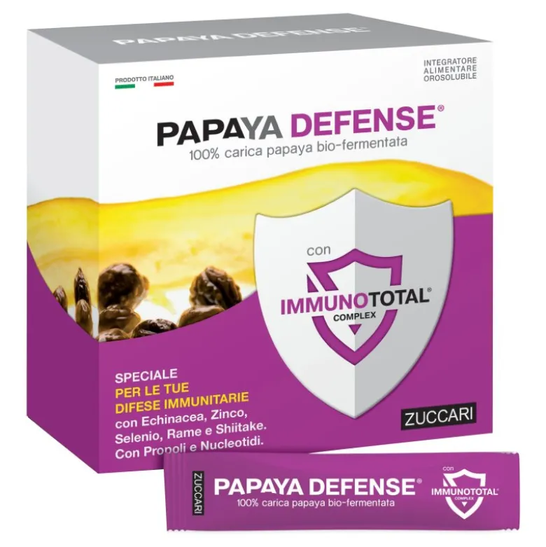 Papaya Defense - Integratore alimentare per le difese immunitarie - 30 bustine orosolubili