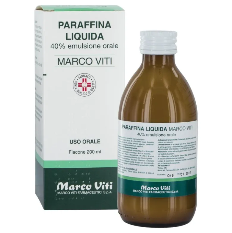 Paraffina Liquida 40% Flacone 200g