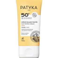 Patyka Crema Viso Solare Colorata SPF50+ - Protezione solare viso molto alta - 40 ml