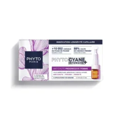 Phytocyane Intensive+ Fiale Caduta progressiva donna - Fiale anticaduta severa capelli donna - 12 fiale