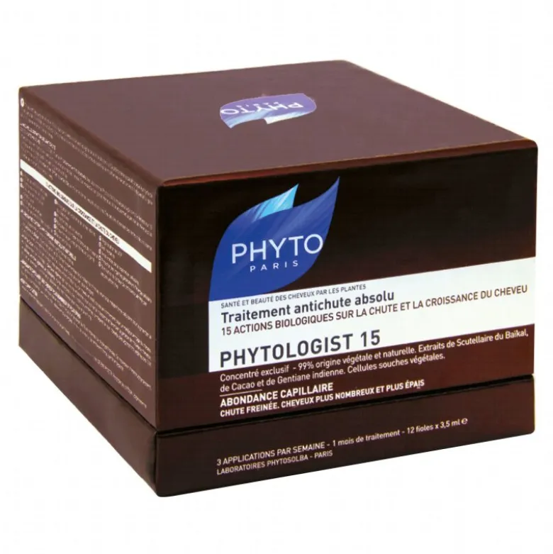 Phyto Phytologist 15 Trattamento Anti-Caduta Globale 12 Flaconi x 3,5ml