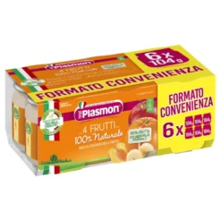 Plasmon Omog 4 Frutti 6x104g