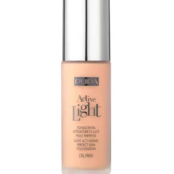 Pupa Active Light Fondotinta Fluido SPF10 021 - Fondotinta effetto luminoso - Tonalità warm beige