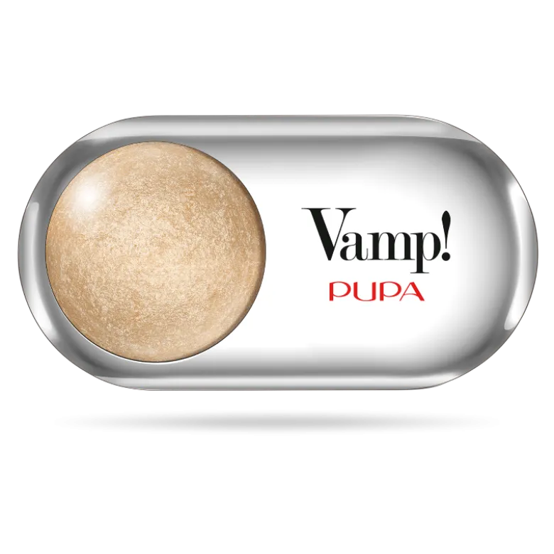 Pupa Vamp Ombretto 201 - Ombretto wet&dry multi effetto - Nuance champagne gold