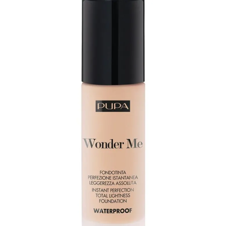 Pupa Wonder Me Fondotinta Fluido 030 - Fondotinta waterproof a lunga tenuta - Tonalità medium beige neutral