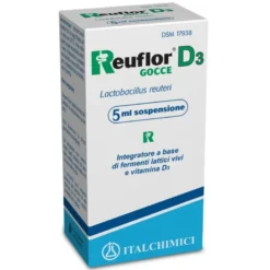Reuflor D3 Gocce - Integratore per l'equilibrio della flora intestinale - 5 ml