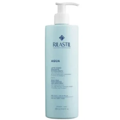 Rilastil Aqua Latte Corpo - Emulsione emolliente e idratante - 400 ml