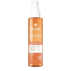 Rilastil Sun System Olio Dermatologico SPF50+ - Protezione solare molto alta per il corpo - 200 ml