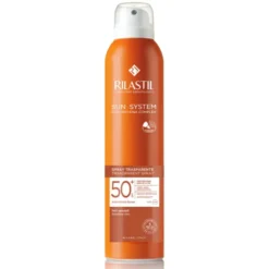 Rilastil Sun System Spray Trasparente SPF50+ - Protezione solare molto alta per il corpo - 200 ml