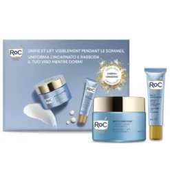 Roc Cofanetto di Natale 2023 Even Tone + Lift - Crema notte uniformante + Crema contorno occhi