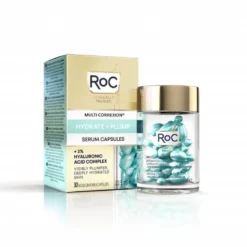 Roc Multi Correxion Hydrate+ Plump Siero Rimpolpante - Siero da notte idratante in capsule - 30 capsule