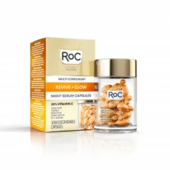 Roc Multi Correxion Revive + Glow Siero Notte Illuminante - Siero da notte in capsule - 30 capsule