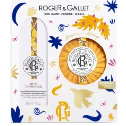 Roger & Gallet Cofanetto di Natale 2024 Bois D'Orange - Acqua Profumata + Saponetta