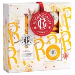 Roger & Gallet Cofanetto di Natale 2023 Bois D'Orange - Acqua Profumata + Saponetta + 3 Bombe da bagno
