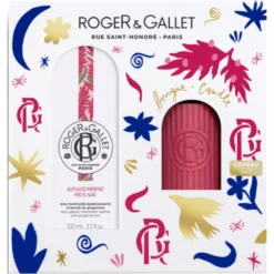 Roger & Gallet Cofanetto di Natale 2024 Gingembre Rouge - Acqua profumata + Candela profumata