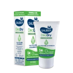 Sauber DeoDry Deodorante Gel Effetto Fresco e Asciutto - Protegge dai cattivi odori fino a 48 ore - 30 ml