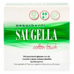 Saugella Cottontouch Assorbenti Cotone Giorno 14 pezzi