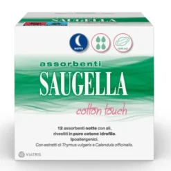 Saugella Cottontouch Assorbenti Cotone Notte 12 pezzi