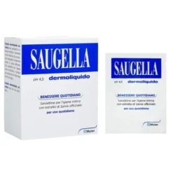 Saugella Dermoliquido 10 Salviettine Deodoranti
