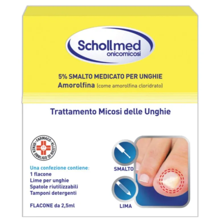 SCHOLLMED Onicomicosi 5% 2,5ml
