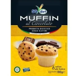 SG DIET Muffin Ciocc.180g