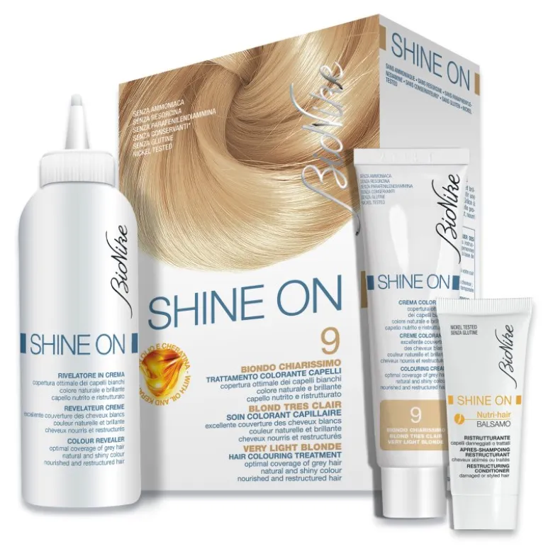 Shine On Tintura Capelli Colore Biondo Chiarissimo 9