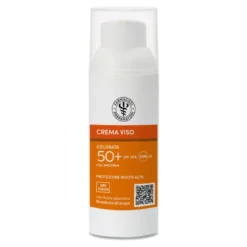 Solare Crema Viso Colorata Texture Leggera Protezione Molto Alta Antietà Antiossidante Spf50+ Laboratorio Farmacisti Preparatori 50ml