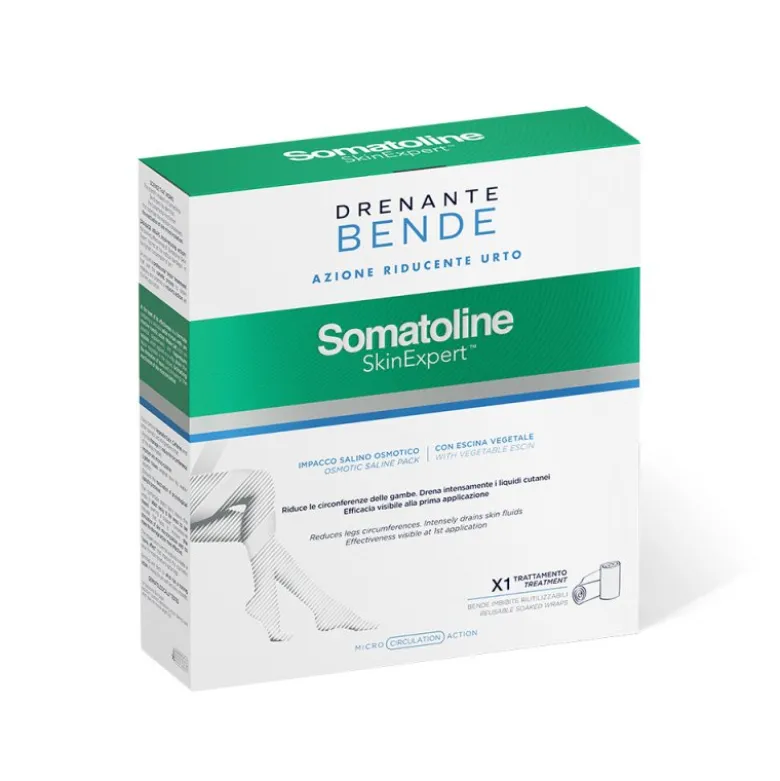 Somatoline Skin Expert Bende Snellenti Start Kit - Per ridurre la circonferenza delle gambe - 2 bende riutilizzabili