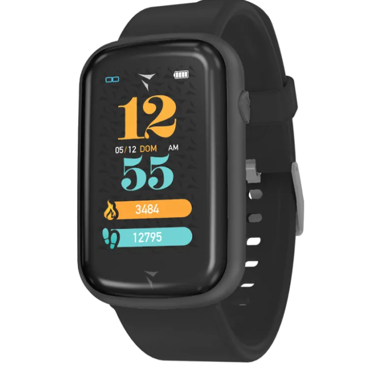 STEPS Smartwatch Total Black