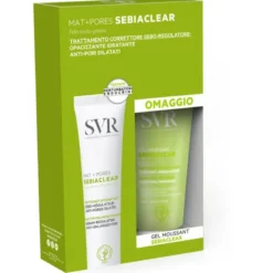 Svr Sebiaclear Cofanetto Correttore Seboregolatore - Mat + pores trattamento seboregolatore + Gel moussant detergente purificante