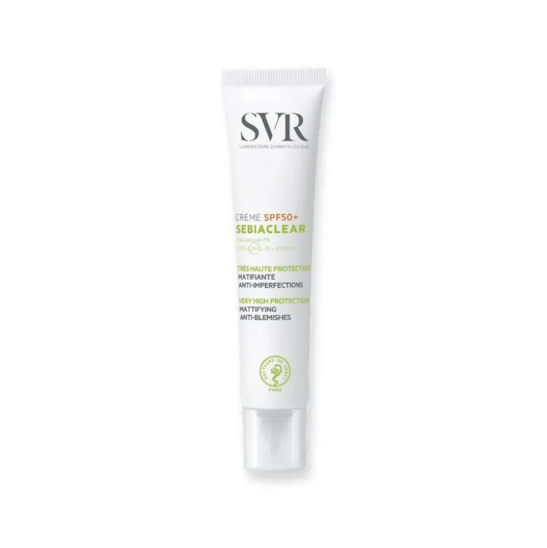 Svr Sebiaclear Creme SPF50 - Crema viso opacizzante per pelle mista e grassa - 40 ml
