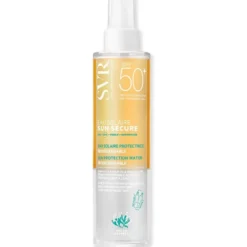 SVR Sun Secure Acqua Solare SPF 50+ - Protezione solare viso e corpo per adulti e bambini - 200 ml
