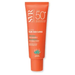 SVR Sun Secure Fluide Viso SPF 50+ - Protezione solare viso tocco secco per bambini e adulti - 50 ml