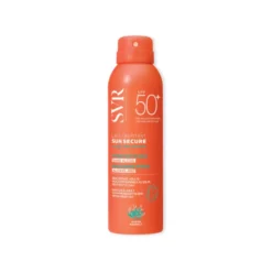 SVR Sun Secure Latte Spray Senza Alcool SPF 50+ - Protezione solare viso e corpo adatta per adulti e bambini - 200 ml