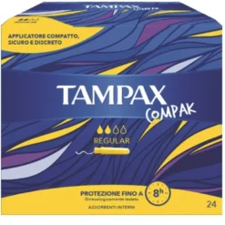 TAMPAX COMPAK Regular 24 Tamp.