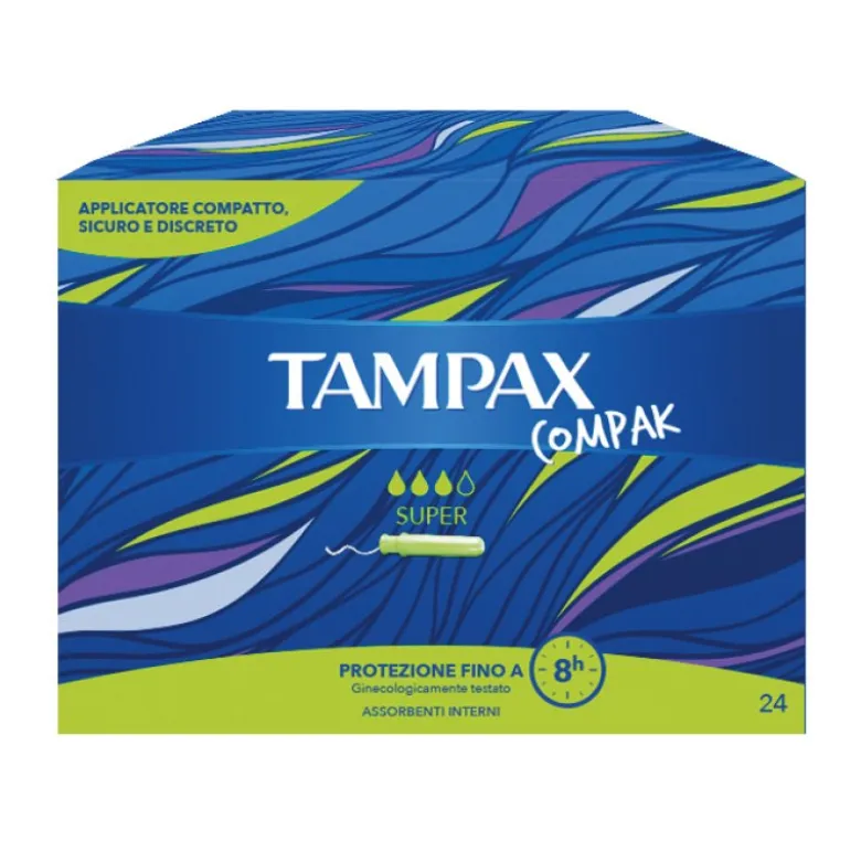 TAMPAX COMPAK Super 24 Tamp.