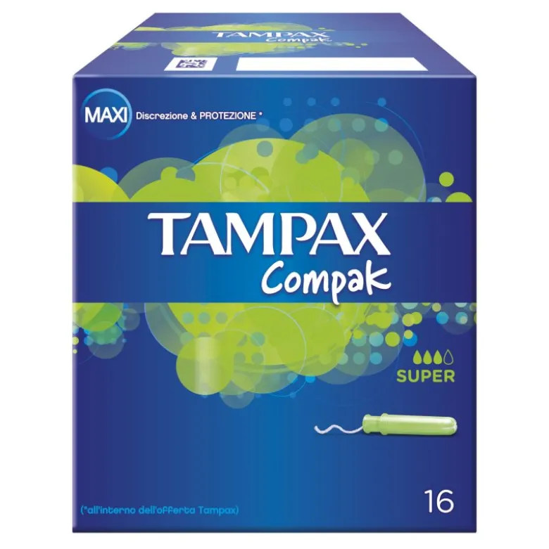 TAMPAX COMPAK Super 16 Tamp.